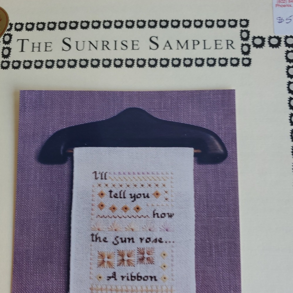 VTG La Broderie Cross Stitch Pattern Garden of Your Heart Lot 6 OOP HTF - Picture 12 of 16